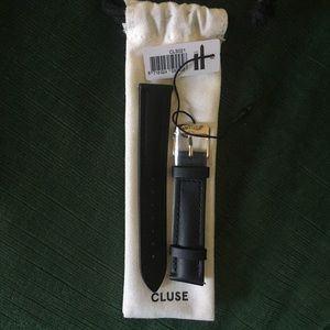 Cluse Watch Strap 18mm Black/Gold